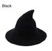 Black Witch Hat modern Wizard Hat Pointed Witch Hat Witch Costume Black Hat hipster witch costume women witch Hat juniors teen girls Witch