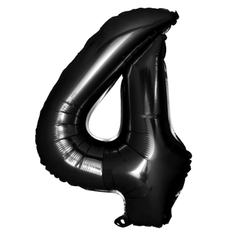 Black 40th Balloons 40th Birthday Party Balloons 40 Black | Etsy