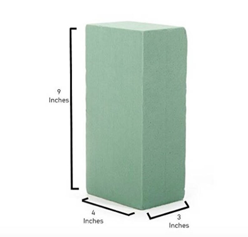 Floral Foam Bricks Green Styrofoam Wet Foam Blocks 2.87 x 3.87 Etsy
