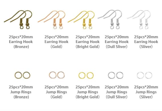 Wholesale Silver Rose Gold Plated Stainless Steel Earring Hooks Earring  Findings - China Earring Findings and Jewelry Making price |  Made-in-China.com