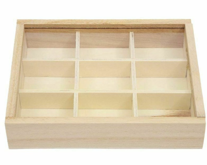 2 Wooden Boxes With Lids Wood Craft Box Jewelry Storage Box Etsy