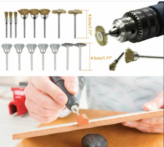 40Pcs Dremel Rotary Tool Accessories Kit Grinding Polishing Shank Craft Bits  USA
