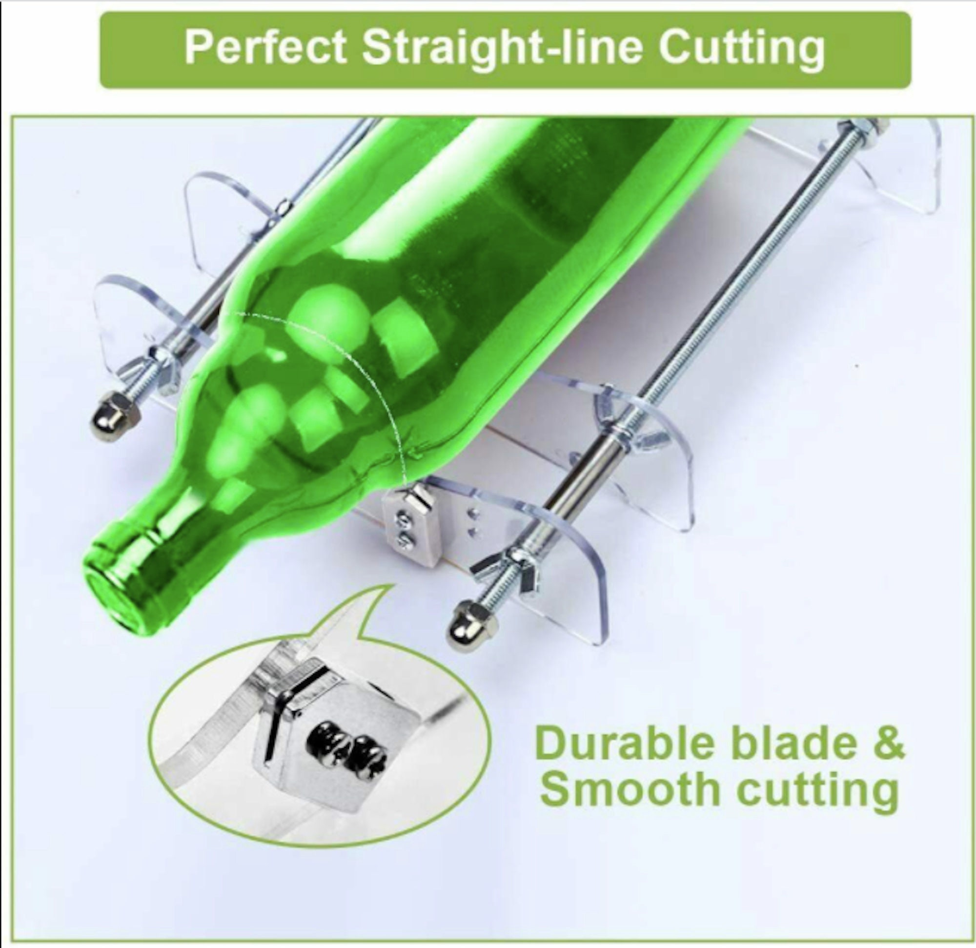  Bottle Cutter & Glass Cutter Bundle DIY Machine for Cutting  Wine, Beer, Liquor, Whiskey, Alcohol, Champagne, Water Bottles to Craft  Glasses Accessories Tool : Arts, Crafts & Sewing