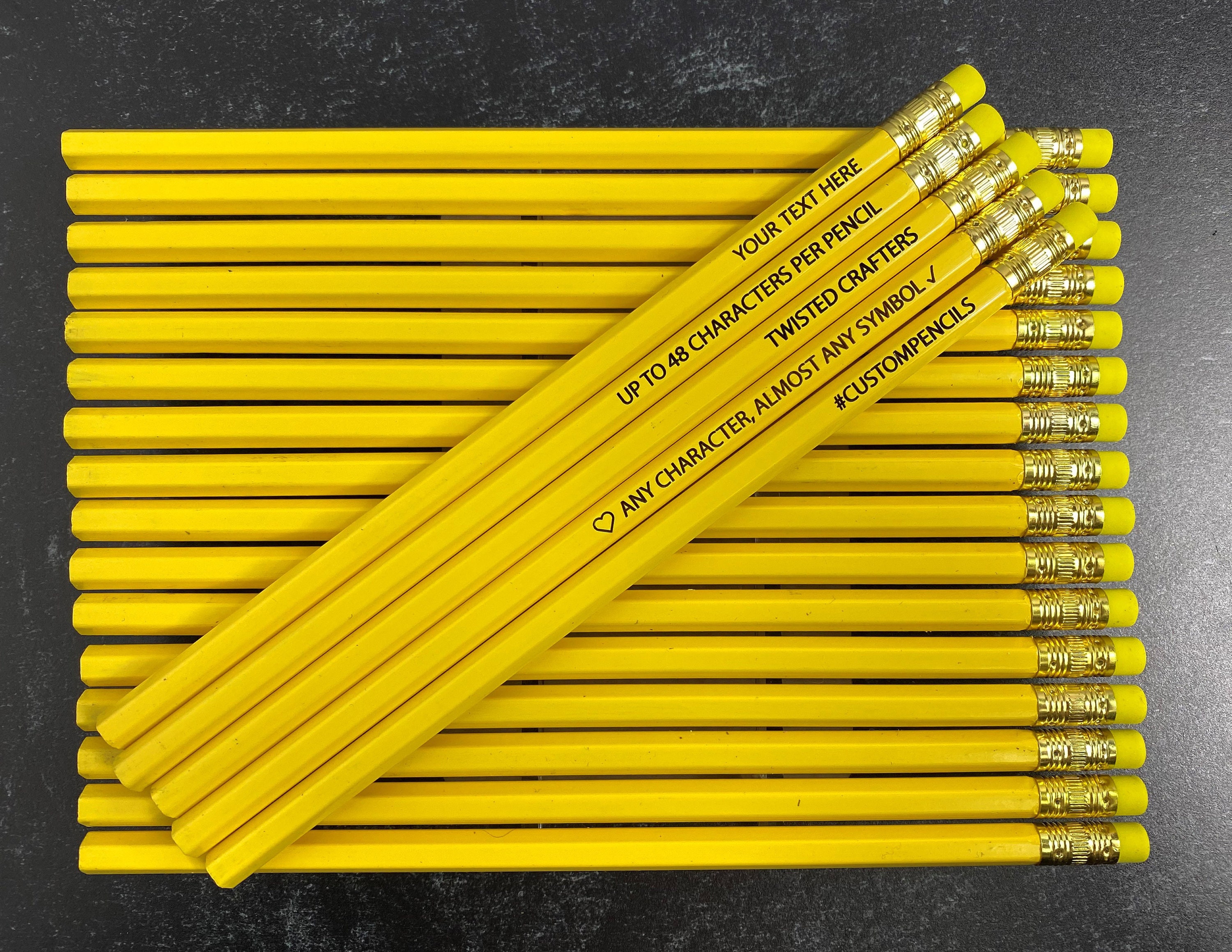 Décoration rentrée des classes - Crayon de couleur de 180 cm jaune