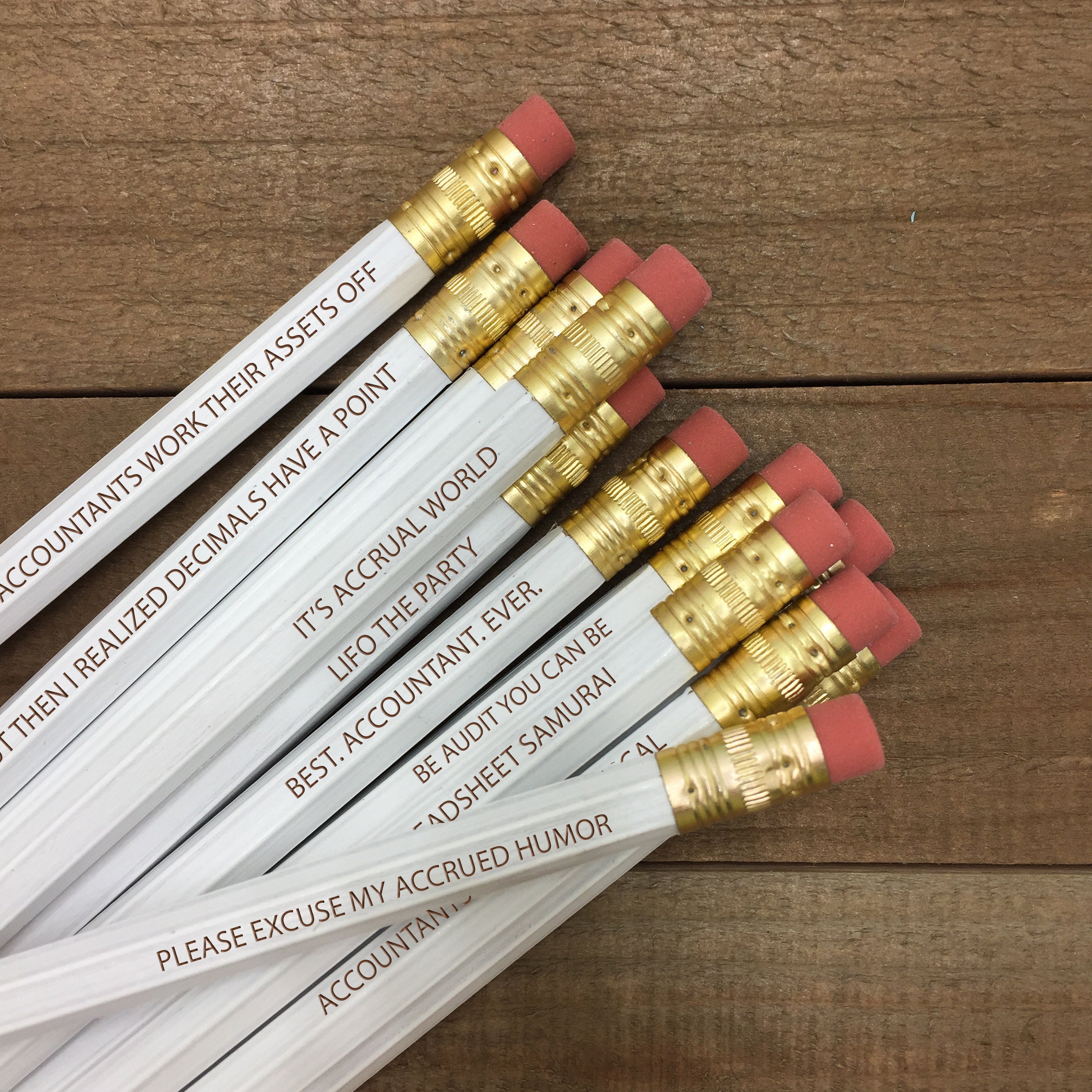 Gift for Accountant Accounting Pencils Accountant Gift - Etsy
