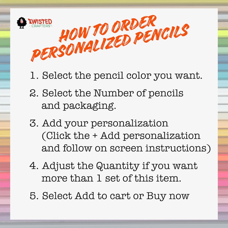 Pastel Pink Custom Pencils, Personalized Pencils, Engraved Pencils, Back to School, Stocking Stuffer, Wedding Favor, Shower Game image 4