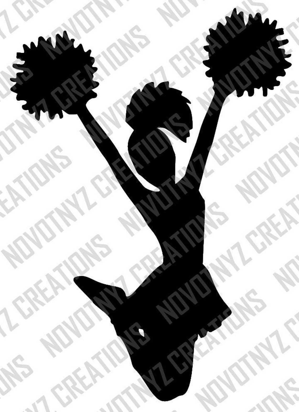 Cheerleader SVG - Etsy