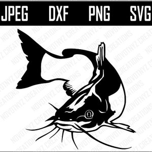 Catfish SVG, Fish SVG, Fishing SVG image 1