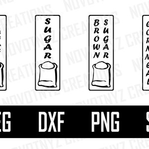 Kitchen Staples Labels svg, Pantry Labels svg, Canister Labels svg, Labels image 6