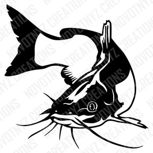 Catfish SVG, Fish SVG, Fishing SVG image 2