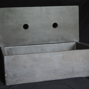 Rectangle Vessel Sink and Custom Backsplash - Charcoal