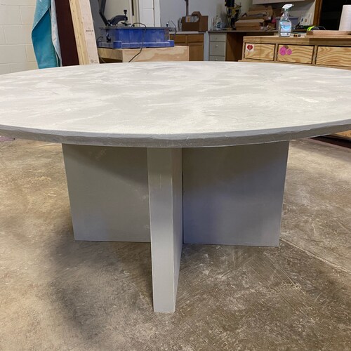 24 Round Concrete Table Top Etsy