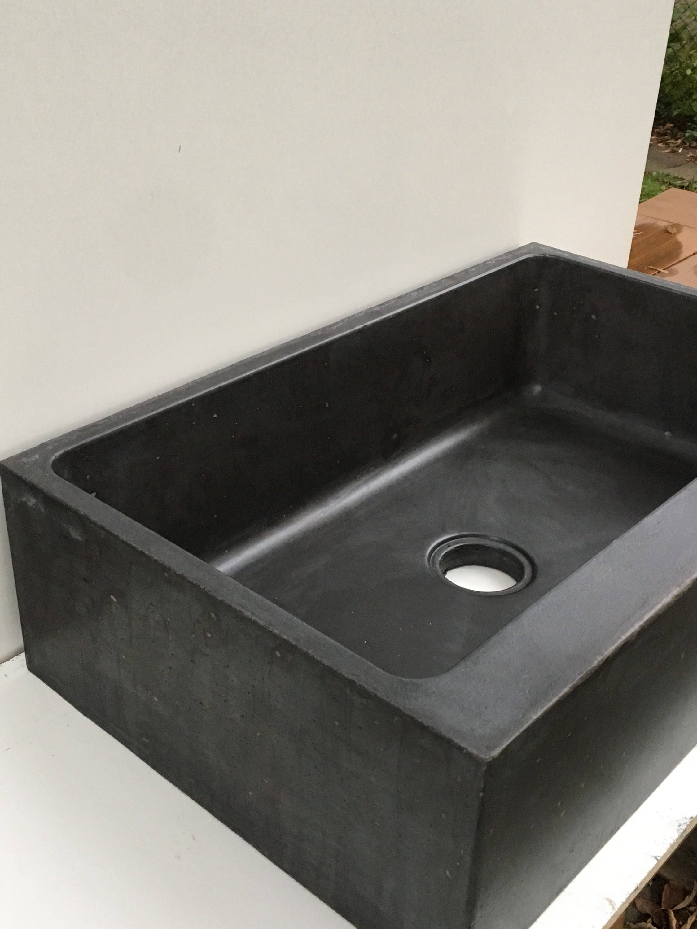 Concrete Farmhouse Sink Etsy