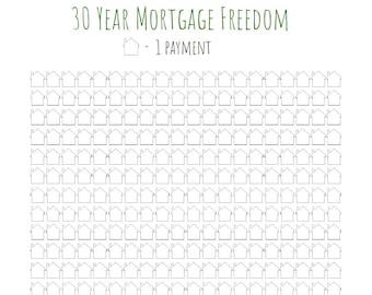 Mortgage Payment Coloring Printable Tracker, 15 Year Loan Bullet ...