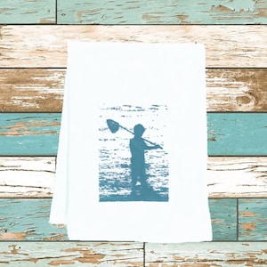 Boy with Net on BeachTea Towel Kitchen Towel Hand Towel Kitchen Towel Hand Towel Kitchen Towel Hand Towel