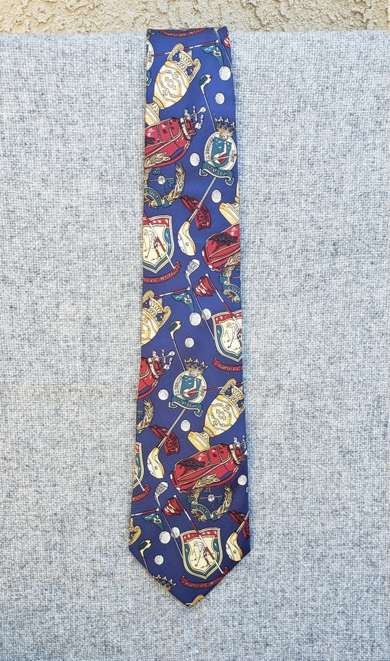 J.T. Beckett Golf Club Silk Tie - image 2