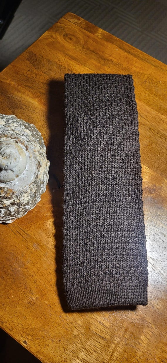 Lands' End / Kitted Wool skinny necktie
