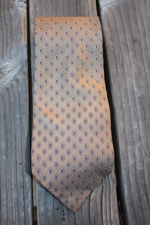 Angelo Bosani / The Rack Paisley Silk Tie / Metal… - image 1