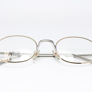 Lunettes Vintage Gianfranco Ferré GFF 129 – Bleu Argent – Monture Ovale Acétate/Métal
