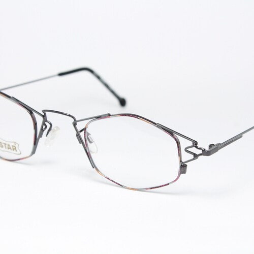 Steampunk Unique shops Rare BIG STAR BS37 Vintage Brille Eyeglasses Lunettes Occhiali Gafas Bril Glasögon