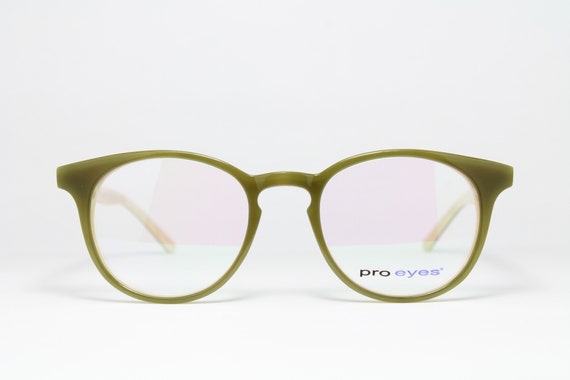 1940s'】2Dots Round Panto Olive Green 小物 サングラス/メガネ guide