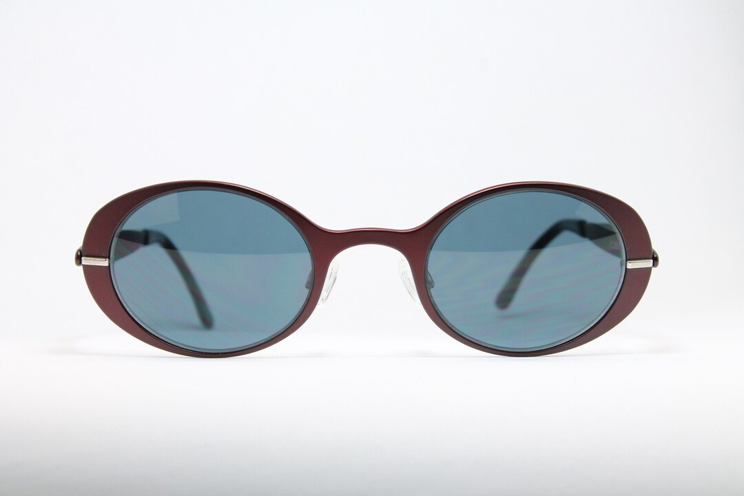 CERRUTI 1881 2820 C Aluminium Burgundy Rare Unique Rare Original ...