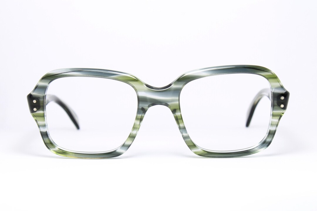 WK Ulm Big Square XL Nerd Vintage Brille Eyeglasses Etsy