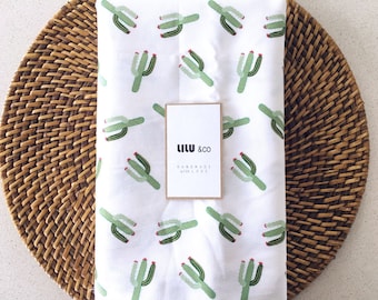 Cotton Drill fitted sheet - Cactus