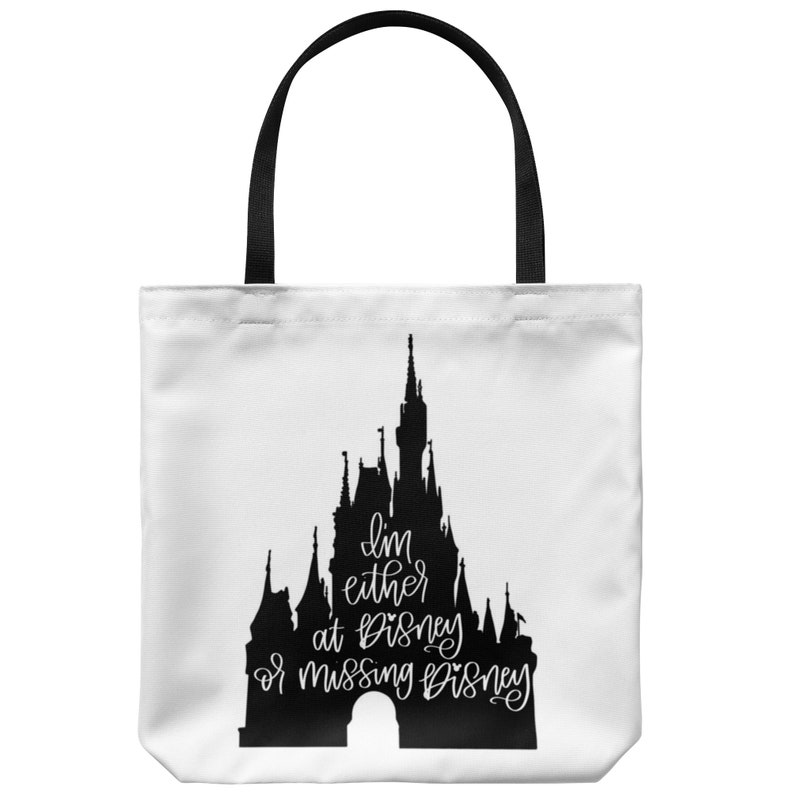 Disneyland bag Disney inspired tote At Disney or missing Disney Disneyworld bag