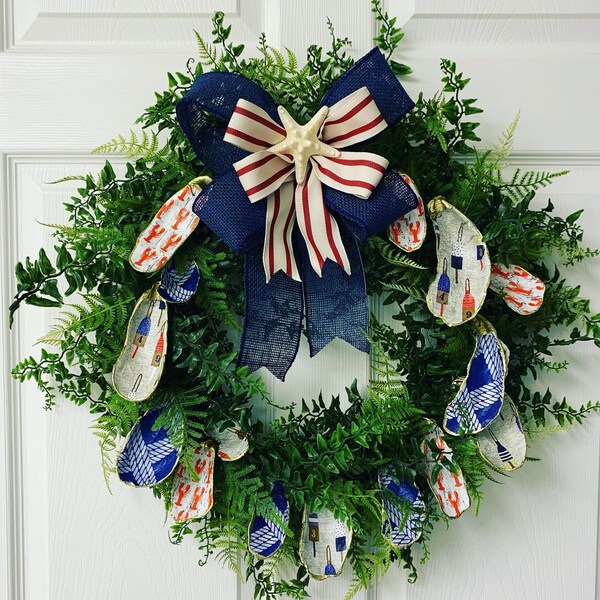 Sea Shell Wreath - Etsy
