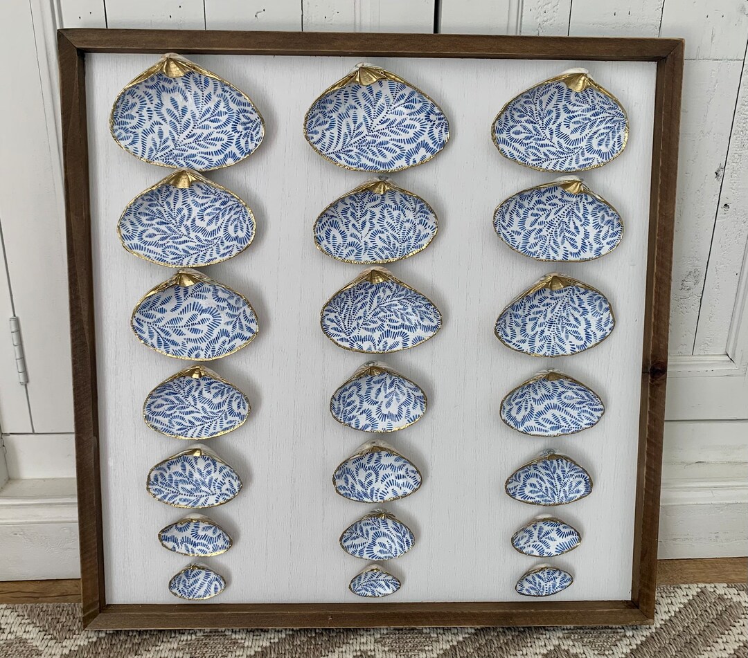Clam Shell Art Etsy