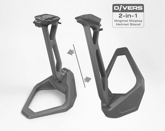 D/VERS - 2-in-1 Helmet Stand