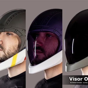 ZERO Visors - Clear and Black see-through Visors - DIY - No helmet or straps included