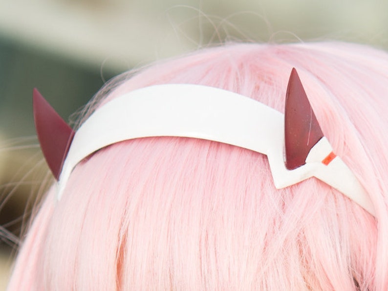 Zero Two's Headband and Horns Finished resin cast. 