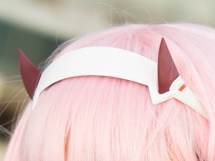 Zero Two's Headband and Horns 3D Printed Kit Etsy