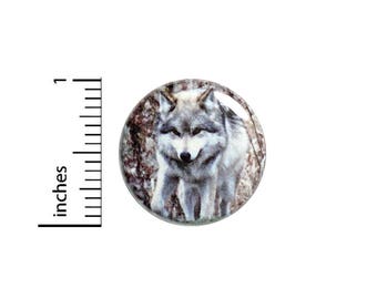 Wolf Forest Nature Button Badge Awesome Backpack Jacket Pin Pinback 1 Inch #50-12 -