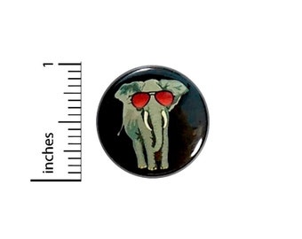 Elephant In Sunglasses Funny Button Random Humor Geekery Geeky Nerdy Fun 1 Inch #35-16