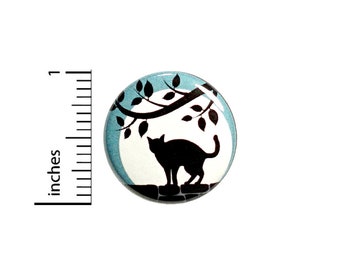 Cat Backpack Pin Cat Full Moon Button Cool Lapel Pin Badge Brooch Kitty Little Cat Lover Gift  1 Inch #62-24