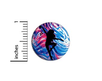 Cool Dance Button or Fridge Magnet, Dance Gift, Tap, Jazz, Modern Dance, Pin, Dancer Button Pin or Fridge Magnet, Dancer Gift, 1 Inch #81-17