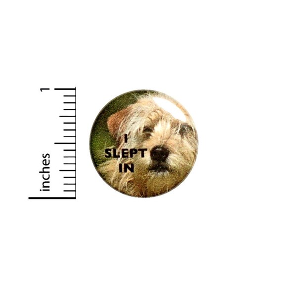 I Slept In Not A Morning Person Button // Funny Pinback for Backpack or Jacket // Pin 1 Inch 7-8