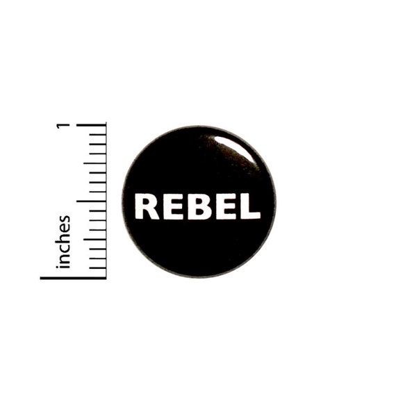 Punk Rock Pin Button Rebel Black Backpack Pin Sarcastic Sarcasm 1 Inch
