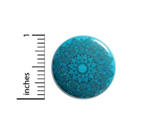 Mandala Button Backpack Pin 1 Inch #82-24