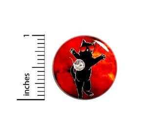Funny Button Cat In Outer Space Sunglasses Random Backpack Pin Pinback 1 Inch #41-2