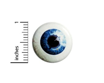 Eyeball Eye Button Pin Geekery Nerdy Random Awesome Cheap Gift Humor Pinback 1 Inch