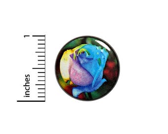 Wedding Button Rainbow Rose Cool Unique Backpack Jacket Pin Awesome Rad Love 1 Inch #38-2