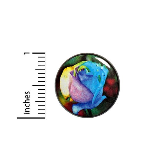 Wedding Button Rainbow Rose Cool Unique Backpack Jacket Pin Awesome Rad Love 1 Inch #38-2