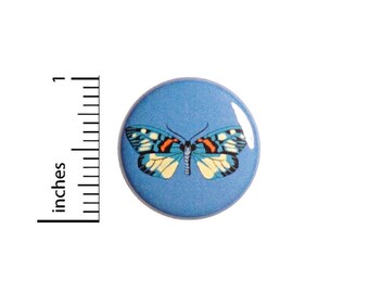 Moth Butterfly Button // Vintage Style Pin // Cool Brooch // Badge // Pin for Backpacks Jackets // Cute Pinback // 1 Inch 94-32