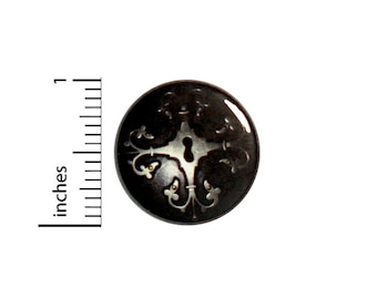 Gothic Keyhole Pin Button or Fridge Magnet, Goth Keyhole, Lock, Gothic Gift, Birthday Gift, Gothic Keyhole Button or Magnet, 1" #80-32