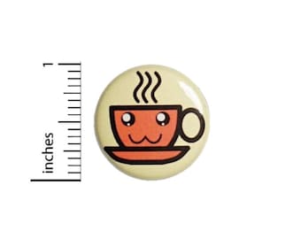 Funny Coffee Pin Button or Fridge Magnet, Little Coffee Gift, Birthday Gift, Coffee Gift, Pin or Magnet, Cute Gift, 1" 89-21