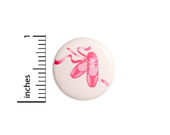 Ballet Shoes Button or Fridge Magnet, Dance, Dancer Gift, Ballet Shoes Pin, Dancer Button Pin or Fridge Magnet, Dance Gift, 1 Inch #81-12